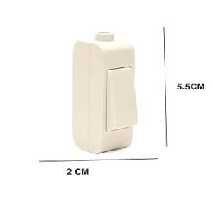 advancedestore Switch Plastic Hanging Electrical Bed Switch Rocket on/Off Button-2 piece