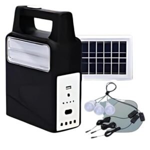 DRUMSTONE (𝟭𝟴 𝗬𝗘𝗔𝗥 𝗪𝗔𝗥𝗥𝗔𝗡𝗧𝗬) Mini Inverter with Tube Light, LED, 3 Bulbs, Solar Plate & Portable Solar Power Backup for Home & Outdoor Use
