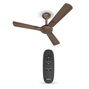 Havells 1200mm Enticer BLDC Prime Ceiling Fan | Compatible with Regulator & Remote, 5 Star, 100% Copper, Breeze, Sleep Mode, Timer| Upto 55% Energy Saving, High Air Delivery |