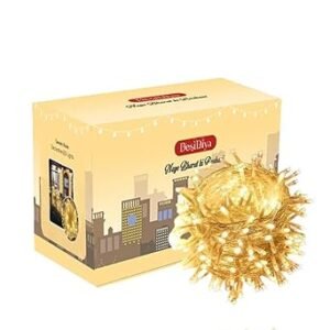 DesiDiya® 35 Feet Long LED Power Pixel Serial String Light, 360 Degree Light in Bulb | Copper Led Pixel String Light for Home Decoration