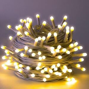 Lexton 40 LED Power Pixel Serial String/Fairy Light | Plug Sourced | Suitable for Home & Outdoor Decoration, Diwali, Christmas, Ramadan, Wedding, Party, Festival (Pack of 1, Warm White)